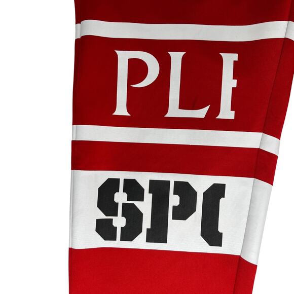 1-93 PLEIN SPORT Men's Jogging Trousers Red Small - Picture 6 of 13